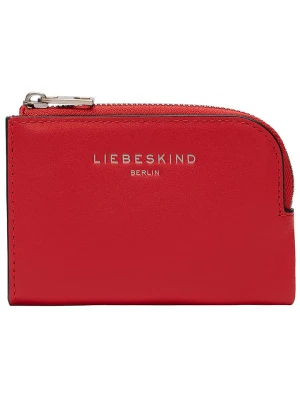 LIEBESKIND BERLIN Skórzany portfel "Lena" w kolorze czerwonym - 11,5 x 8 x 1 cm rozmiar: onesize