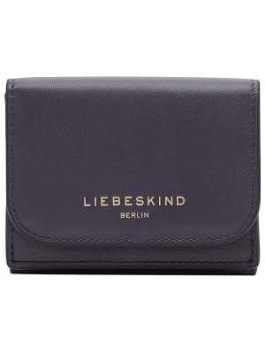LIEBESKIND BERLIN Skórzany portfel "Lillian" w kolorze granatowym - 10 x 8 x 3 cm rozmiar: onesize