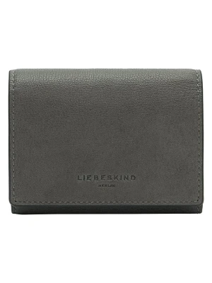 Liebeskind Berlin Skórzany portfel "Louisa" w kolorze antracytowym - 11 x 8 x 2 cm rozmiar: onesize
