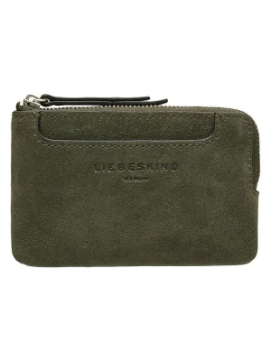 Liebeskind Berlin Skórzany portfel "Matti" w kolorze khaki - 13 x 8 x 1 cm rozmiar: onesize