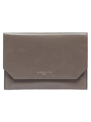 LIEBESKIND BERLIN Skórzany portfel "Pouch M" w kolorze szarobrązowym - 23 x 16 x 1 cm rozmiar: onesize