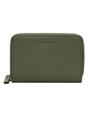 Liebeskind Berlin Skórzany portfel "Sophia" w kolorze khaki - 15 x 10 x 3 cm rozmiar: onesize