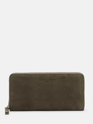 Liebeskind Berlin Skórzany portfel w kolorze khaki - 19 x 9 x 2 cm rozmiar: onesize