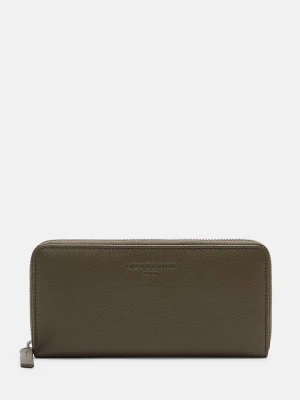 Liebeskind Berlin Skórzany portfel w kolorze khaki - 19 x 9 x 2 cm rozmiar: onesize