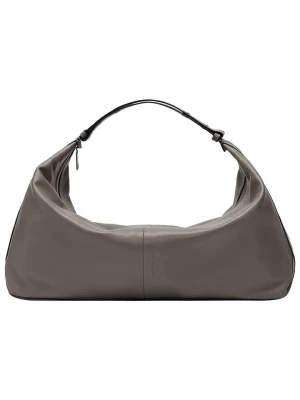 LIEBESKIND BERLIN Skórzany shopper bag "Hobo L" w kolorze szarobrązowym - 64 x 32 x 16 cm rozmiar: onesize