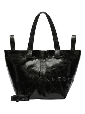 LIEBESKIND BERLIN Skórzany shopper bag w kolorze czarnym - 47 x 34 x 18 cm rozmiar: onesize