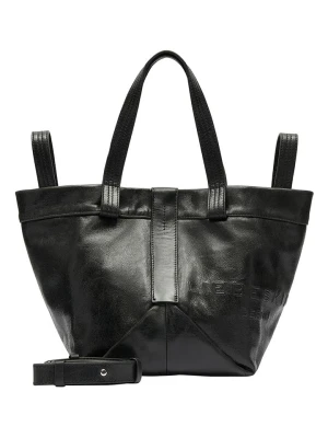 LIEBESKIND BERLIN Skórzany shopper bag w kolorze czarnym - 47 x 34 x 18 cm rozmiar: onesize