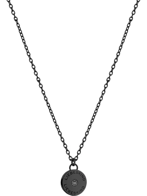 Liebeskind Naszyjnik z zawieszką - dł. 45 cm rozmiar: onesize czarny