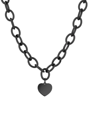 Liebeskind Naszyjnik z zawieszką - dł. 45 cm rozmiar: onesize czarny