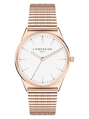 Liebeskind Zegarek kwarcowy w kolorze różowozłoto-białym rozmiar: onesize