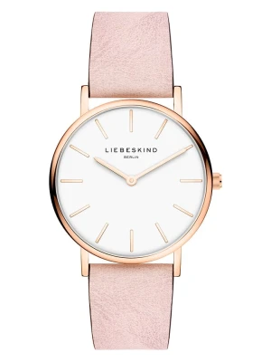 Liebeskind Zegarek kwarcowy w kolorze różowozłoto-jasnoróżowo-białym rozmiar: onesize