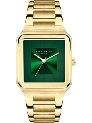 Liebeskind Zegarek kwarcowy w kolorze złoto-zielonym rozmiar: onesize