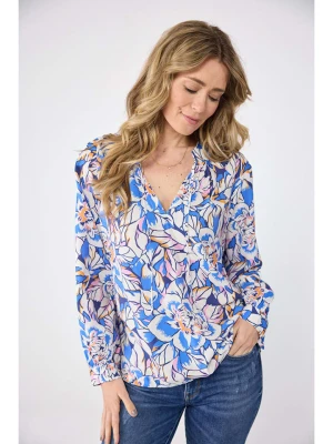 LIEBLINGSSTÜCK Bluzka "Rukani" w kolorze kremowo-niebieskim rozmiar: 34