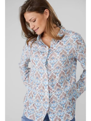 LIEBLINGSSTÜCK Bluzka w kolorze beżowo-błękitnym rozmiar: 40
