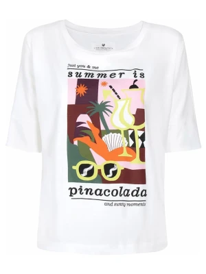 LIEBLINGSSTÜCK Koszulka "Dacina" w kolorze białym rozmiar: XL