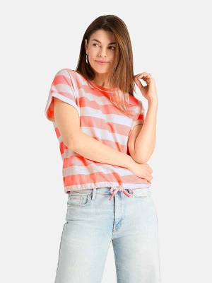 LIEBLINGSSTÜCK Koszulka w kolorze biało-pomarańczowym rozmiar: 4XL