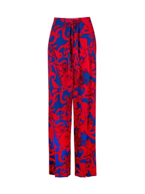 LIEBLINGSSTÜCK Spodnie "LS" w kolorze niebiesko-czerwonym rozmiar: 42