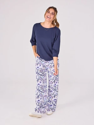 LIEBLINGSSTÜCK Spodnie w kolorze biało-granatowym rozmiar: 4XL