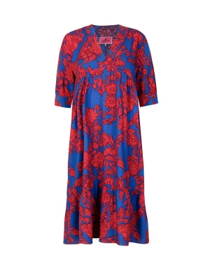 LIEBLINGSSTÜCK Sukienka "Emana" w kolorze czerwono-niebieskim rozmiar: 48