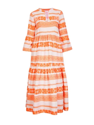 LIEBLINGSSTÜCK Sukienka "Emine" w kolorze pomarańczowo-kremowym rozmiar: 38