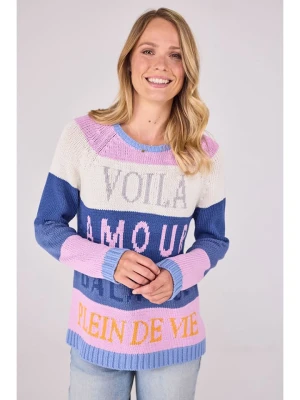 LIEBLINGSSTÜCK Sweter "Bamika" w kolorze niebiesko-fioletowym rozmiar: 38