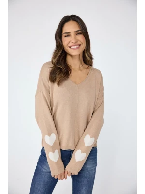 LIEBLINGSSTÜCK Sweter "Linka" w kolorze beżowym rozmiar: 48