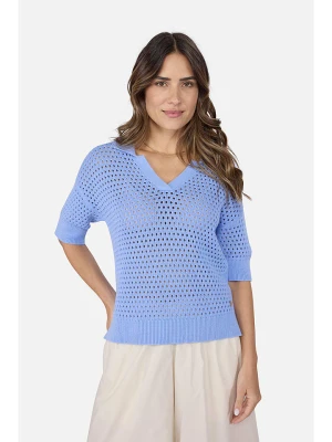 LIEBLINGSSTÜCK Sweter "Pinsa" w kolorze błękitnym rozmiar: 38