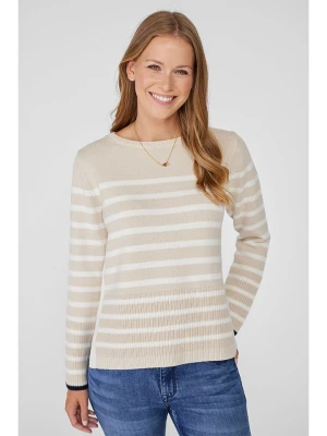 LIEBLINGSSTÜCK Sweter w kolorze beżowo-białym rozmiar: 44