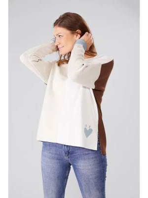 LIEBLINGSSTÜCK Sweter w kolorze beżowo-brązowym rozmiar: 42