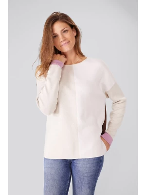 LIEBLINGSSTÜCK Sweter w kolorze biało-beżowo-jasnobrązowym rozmiar: 36