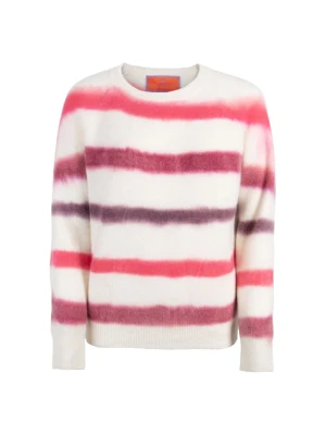 LIEBLINGSSTÜCK Sweter w kolorze biało-fioletowo-różowym rozmiar: 44