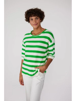 LIEBLINGSSTÜCK Sweter w kolorze zielono-białym rozmiar: 42