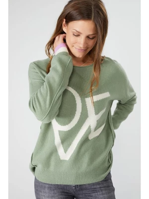 LIEBLINGSSTÜCK Sweter w kolorze zielonym rozmiar: 36