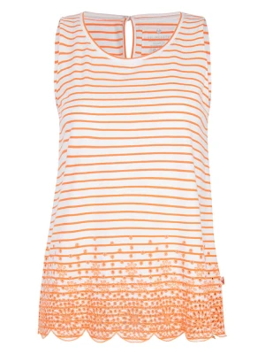 LIEBLINGSSTÜCK Top w kolorze pomarańczowo-białym rozmiar: S