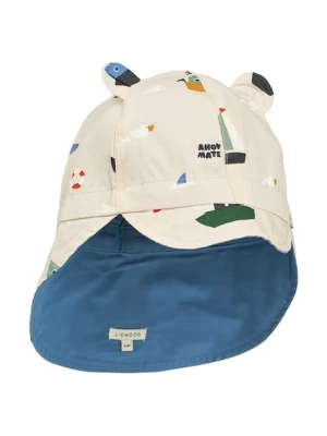 Liewood czapka z daszkiem bawełniana dziecięca Gorm Reversible Sun Hat With Ears