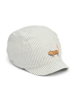 Liewood czapka z daszkiem bawełniana dziecięca Theon Soft Seersucker Cap