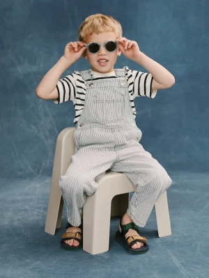 Liewood jeansy dziecięce Delani Stripe Denim Dungarees