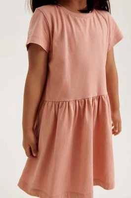 Liewood sukienka dziecięca kolor beżowy mini rozkloszowana