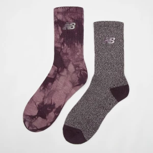 New Balance 2 PACK - Lifestyle Tie dye Midcalf Socks uniseks Skarpety czerwony rozmiar Odzież