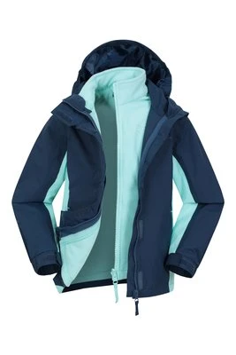 Lightning – dziecięca wodoodporna kurtka 3 w 1 - Navy Mountain Warehouse