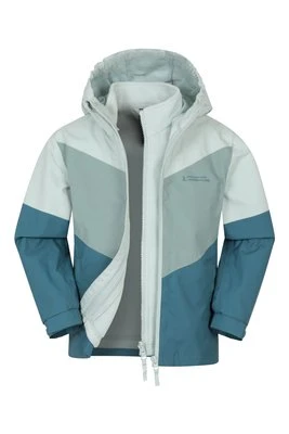 Lightning II dziecięca kurtka wodoodporna 3 w 1 - Teal Mountain Warehouse