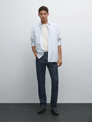 Lightweight Tapered Fit Jeans - Indygo - - Massimo Dutti - Male