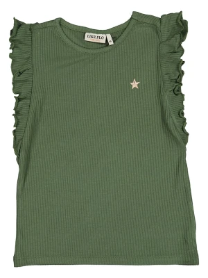 Like Flo Koszulka "Flo" w kolorze ciemnozielonym rozmiar: 134/140