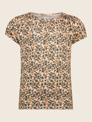 Like Flo Koszulka "Flo" w kolorze pomarańczowo-zielonym rozmiar: 116