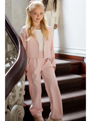 Like Flo Spodnie "Bella" w kolorze jasnoróżowym rozmiar: 140