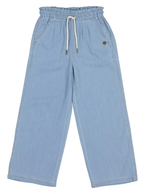 Like Flo Spodnie "Fleur Flo" w kolorze błękitnym rozmiar: 140