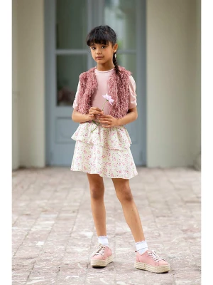 Like Flo Sukienka "Mara" w kolorze jasnoróżowo-kremowym rozmiar: 152