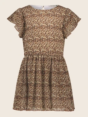 Like Flo Sukienka "Marley" w kolorze jasnobrązowo-brązowym rozmiar: 140