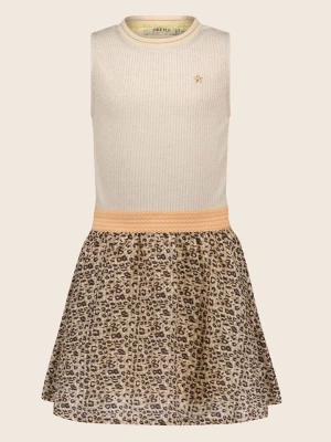Like Flo Sukienka "Moon" w kolorze brązowo-beżowym rozmiar: 146