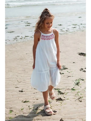 Like Flo Sukienka w kolorze białym rozmiar: 164